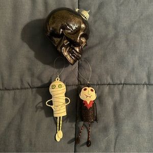 Halloween Ornaments Set of 3